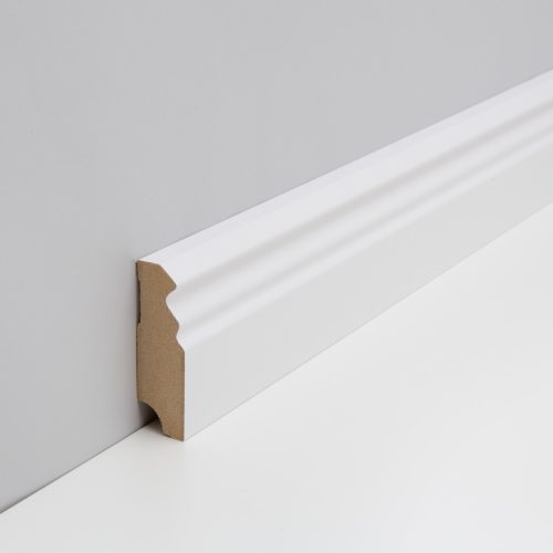 JOKA Plint MDF folie P#841 PROF. 18x 58mm Wit WS16 2,40mtr