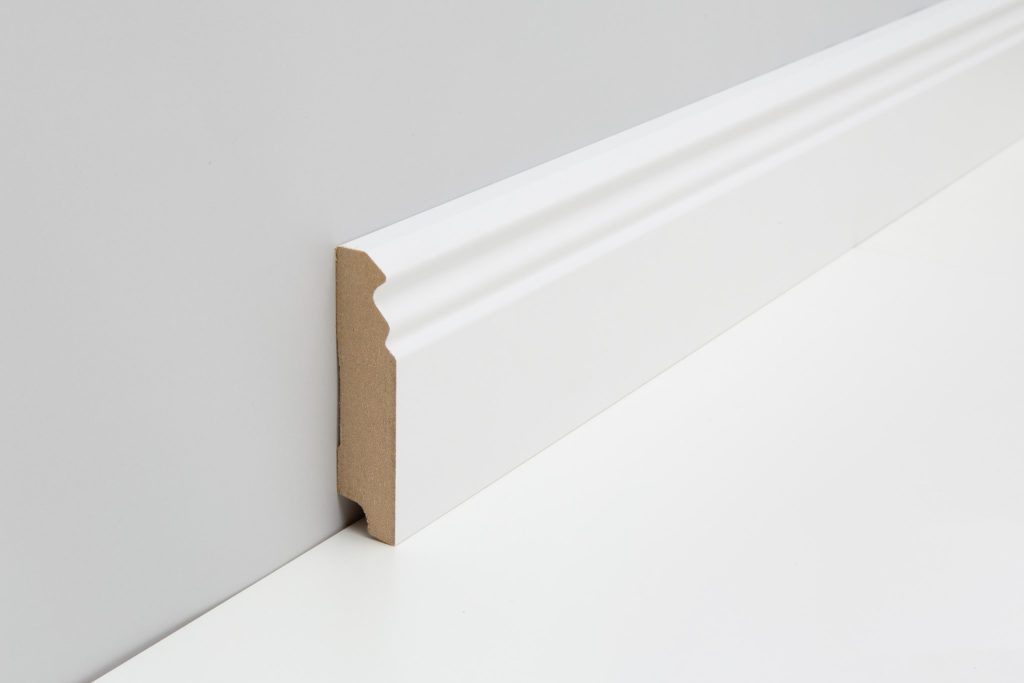 JOKA Plint MDF folie P#842 PROF. 18x 78mm Wit WS16 2,40mtr