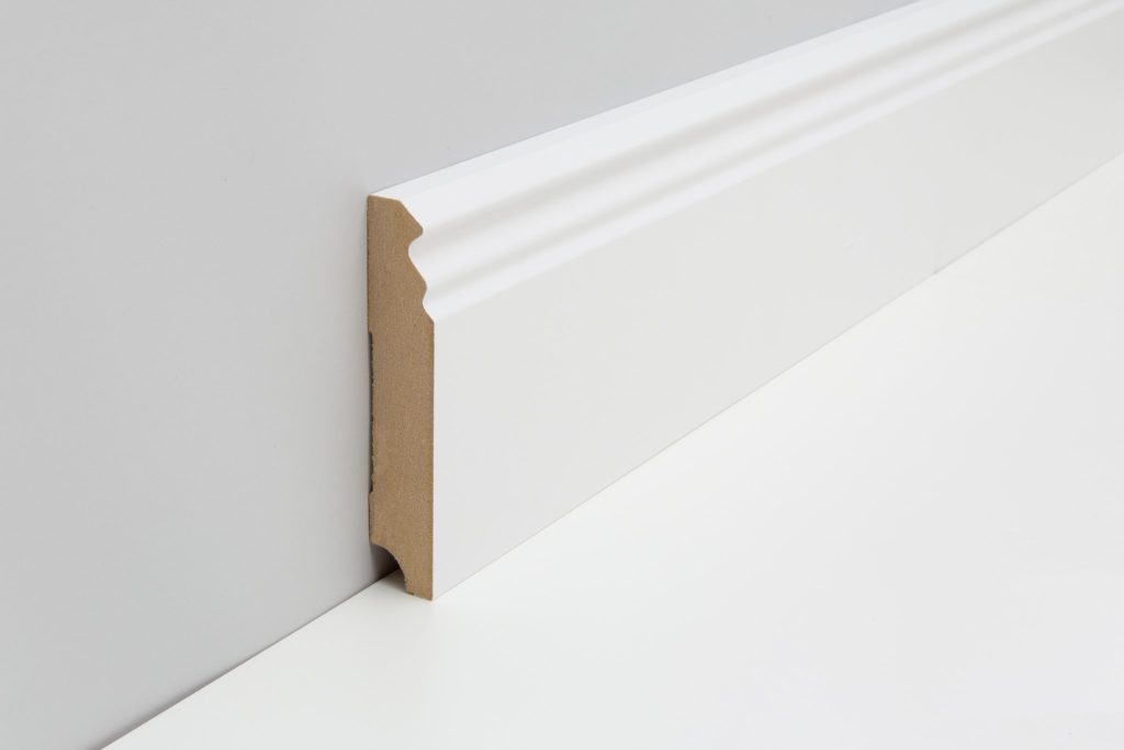 JOKA Plint MDF folie P#846 PROF. 18x 96mm Wit WS16 2,40mtr