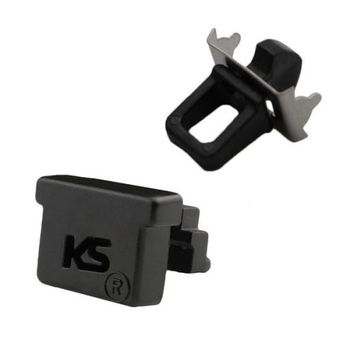Ks Draaistop Zwart Kap 100st