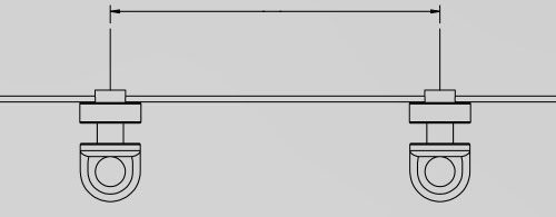 KS/DS/CRS/DS-XL Easy wave Glijder 60% 8cm Zwart (1000st./Rol)