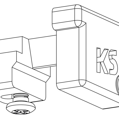 Ks Eindkap Met Schroef Wit 100st