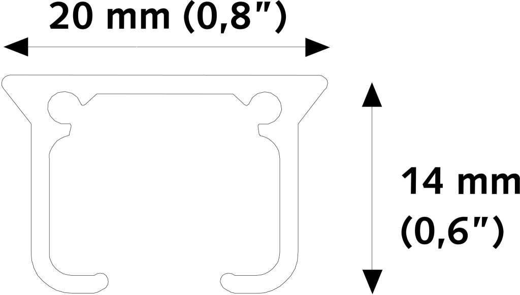 Ks Rail Wit 5 Mtr 20stf 1