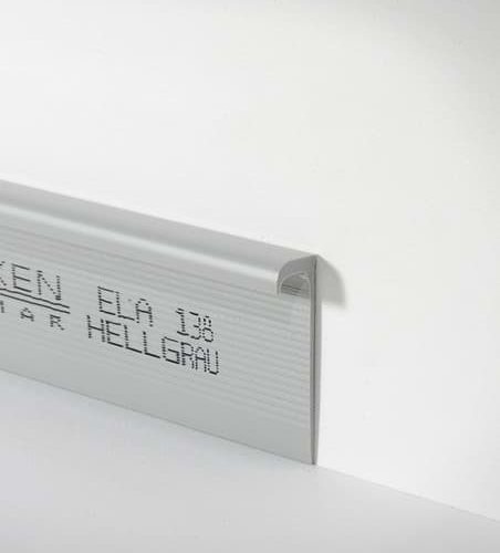 Open trapstrip 8mm Licht grijs 0138 EL8 (25x400cm)