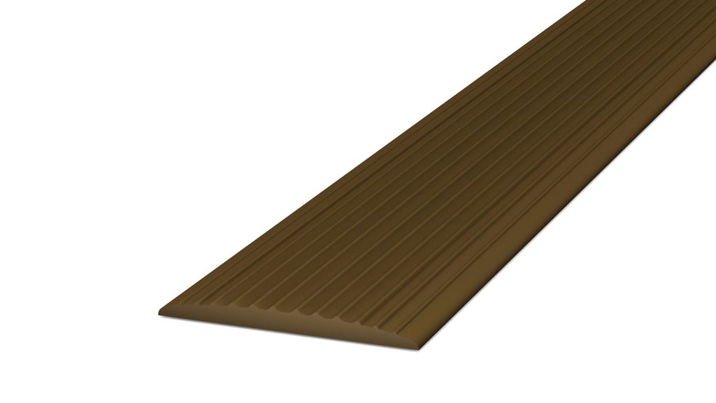 PVC Inleg Bruin v. Alum. Trapkant 25mtr - nr. 825 8252040025