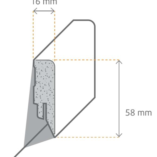 Styleplint 0626 16x58x250cm (10stuks) UITLOPEND