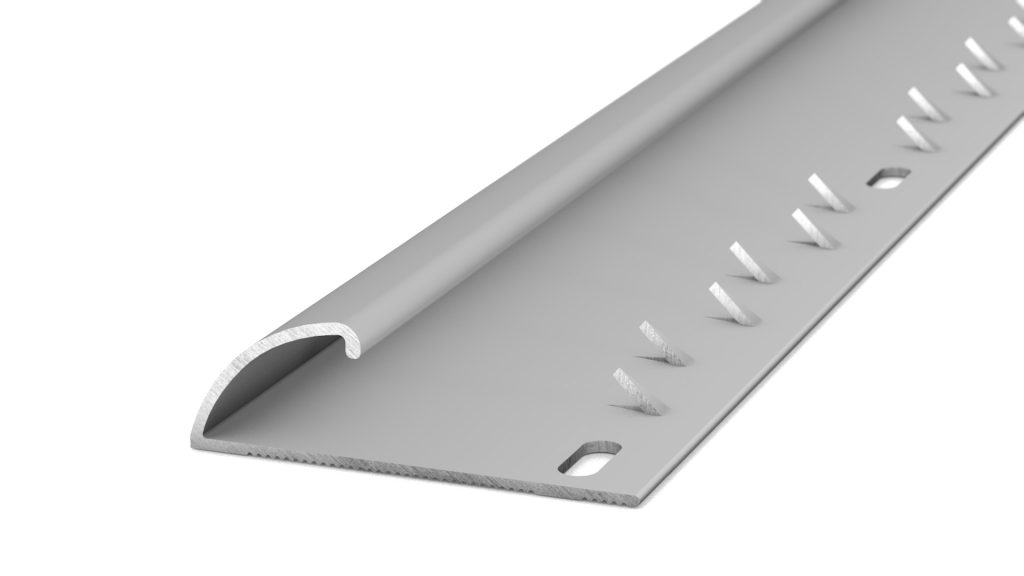 Tapijtafsluitrand Zilver 12x270cm - nr. 342 3422511270