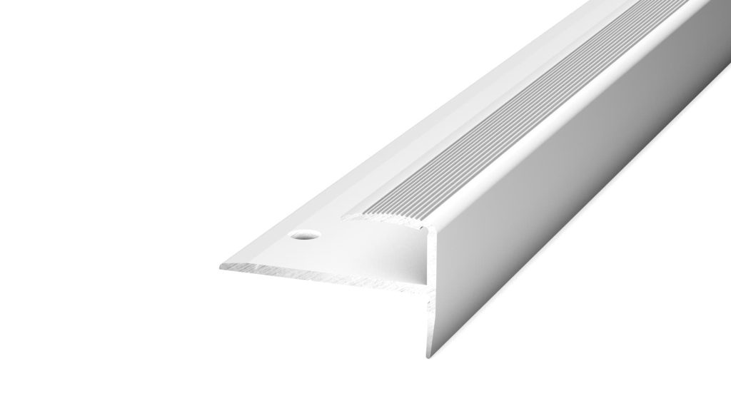 Traphoek afsluitprofiel 8-9mm aluminium 250cm - nr. 272 2721311250 Traphoek afsluitprofiel 8-9mm aluminium 250cm - nr. 272 2721311250