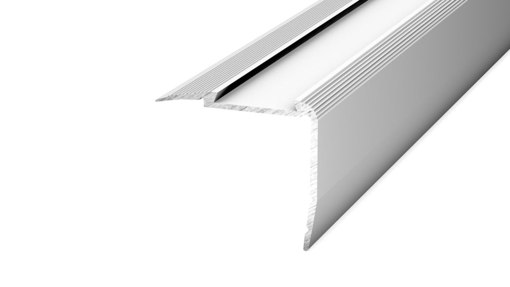 Trapkant Zilver z. inleg 54 x 44 extra lang 250cm - nr. 194 1941311250