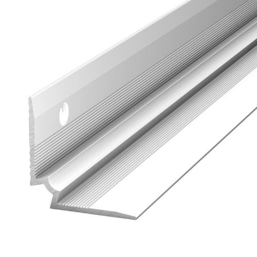 Traprand binnenhoek profiel PVC 2-3mm Zilver 25x25mm 10x250cm - nr. 107 1071311250