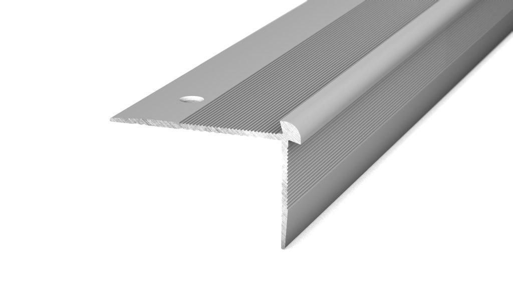 Traprandprofiel PVC 25mm 500cm!! Zilver 39,5x25,5mm 10x500cm - nr. 287 2871311500