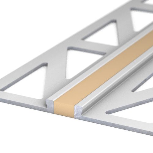 Voeg-/Dilatatieprofiel Aluminium 2,5 mm Beige 300cm nr. 769 7692541300