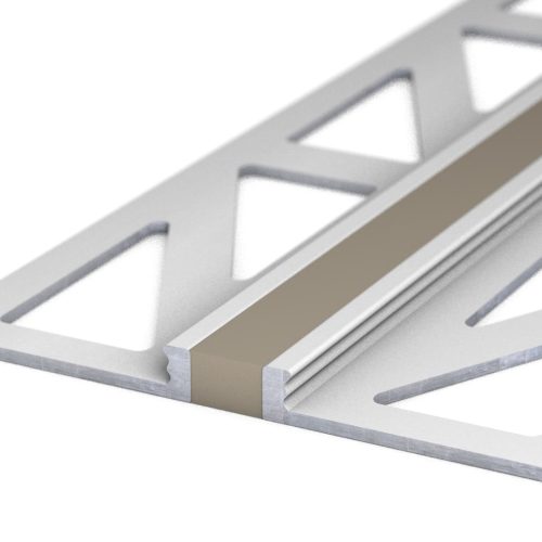 Voeg-/Dilatatieprofiel Aluminium 3 mm Grijs-Beige 300cm nr. 770 7702543300
