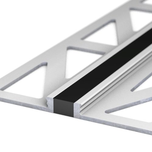 Voeg-/Dilatatieprofiel Aluminium 3 mm Zwart 300cm nr. 770 7702532300