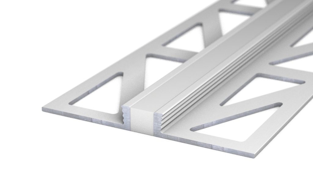 Voeg-/Dilatatieprofiel Aluminium 4,5 mm Zilvergrijs 300cm nr. 771 7712545300 Voeg-/Dilatatieprofiel Aluminium 4,5 mm Zilvergrijs 300cm nr. 771 7712545300