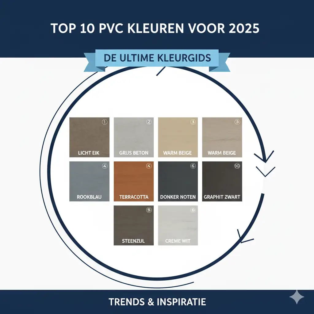 Top 10 PVC kleuren voor 2025