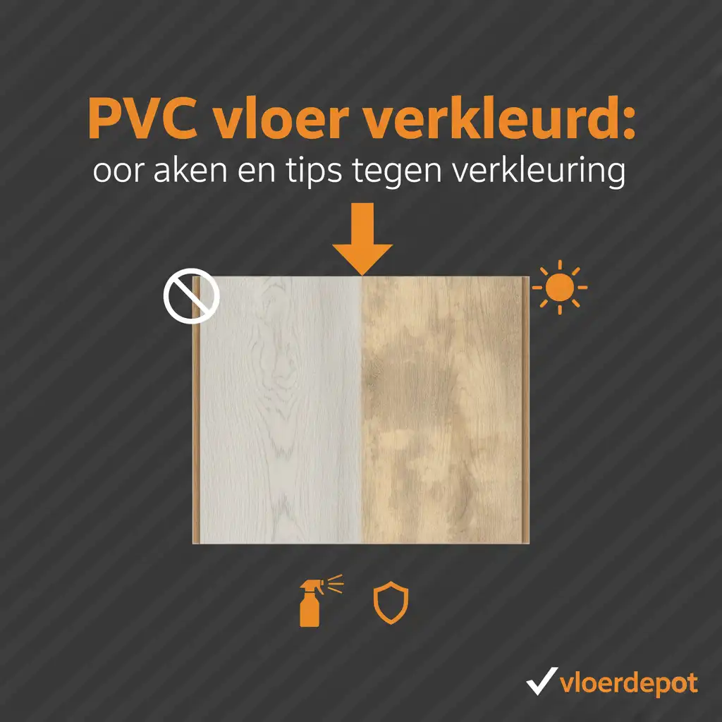 PVC vloer verkleurd – Oorzaken & Tips tegen Verkleuring | vloerdepot.nl