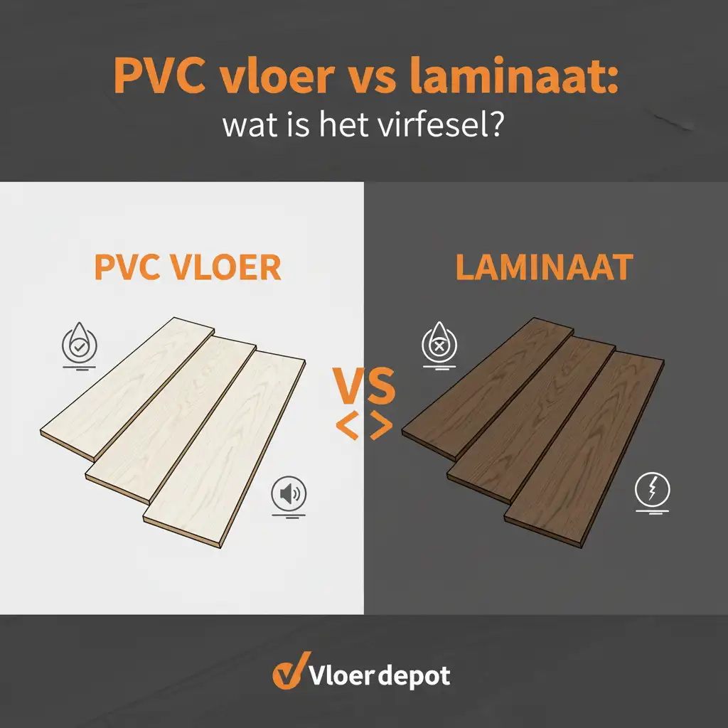 PVC vloer vs laminaat – Verschillen, Voordelen & Advies | vloerdepot.nl