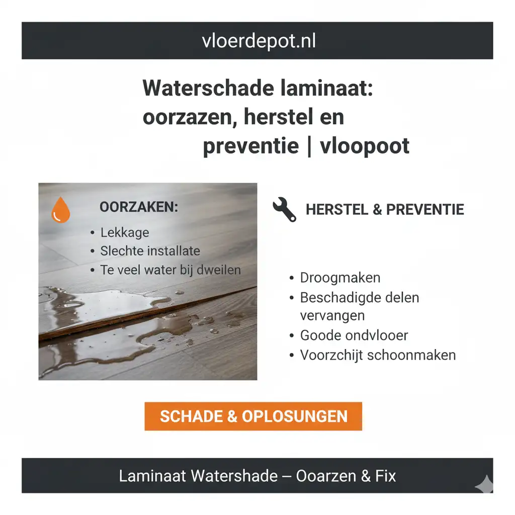 waterschade laminaat