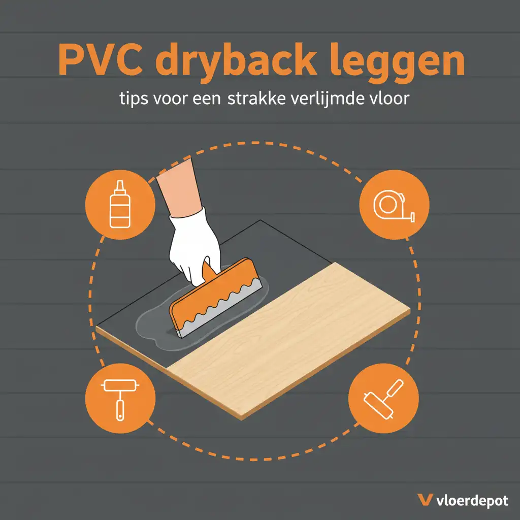 PVC dryback leggen: tips voor een strakke verlijmde vloer
