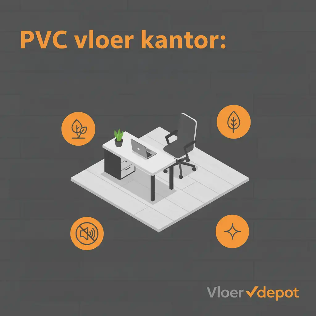 PVC vloer kantoor: duurzaam, geluiddempend en stijlvol