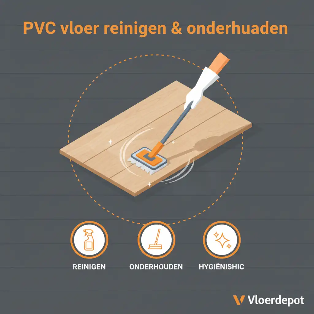 PVC vloer reinigen & onderhouden