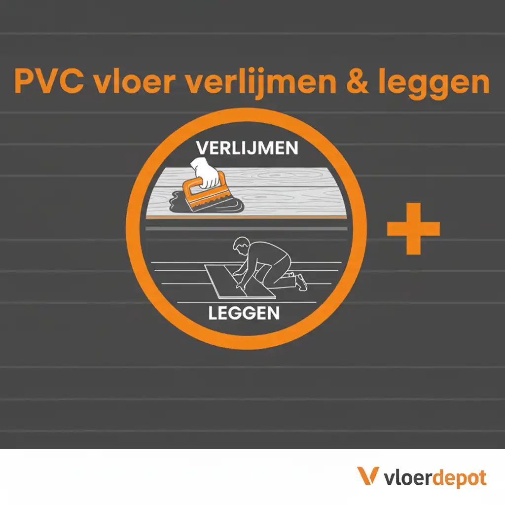 PVC vloer verlijmen & leggen